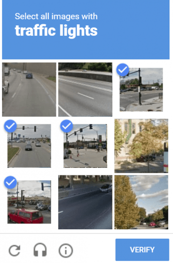 CAPTCHA image identifier