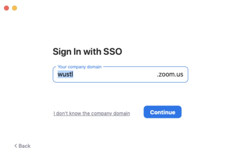 Zoom SSO Screenshot 2